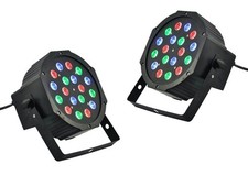 2 Fari 18W Rgb Sensore Sonoro