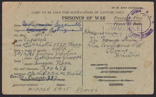 Egitto 1942 cartolina - cartolina, ex