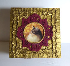 Gatto pelo lungo - , decoupage