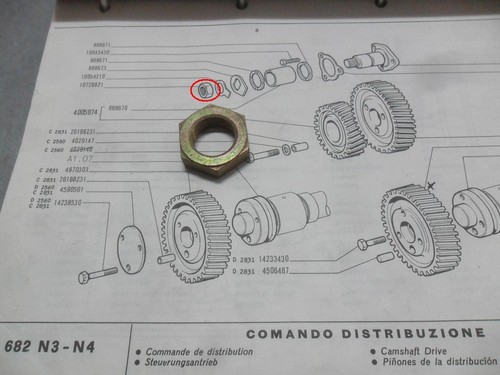 Dado comando distribuzione - dado,
