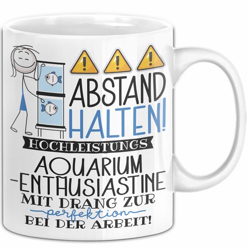 Tazza appassionata acquario