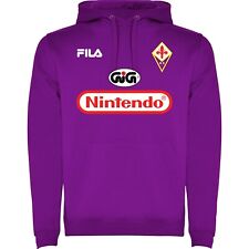 FELPA FIORENTINA calcio vintage nintendo gig anni 90 con cappuccio