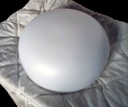 Vetro bianco opaco plafoniera - bianco,