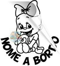 Adesivo macchina Bimbo Bimba a