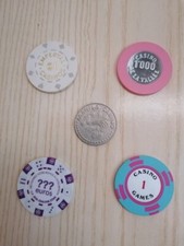 RARI GETTONI LOTTO n.5 FICHES