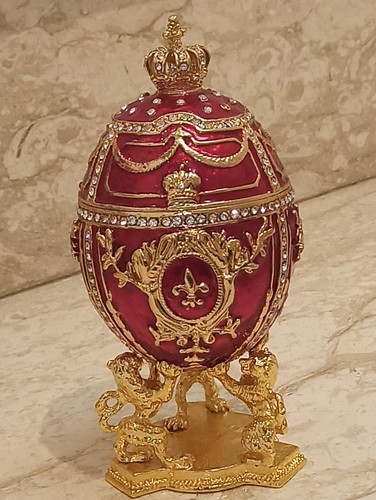 Uovo faberge diamante oro 24k - uovo,