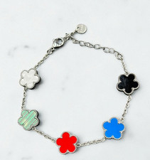 Bracciale Mod. Fiori Acciaio
