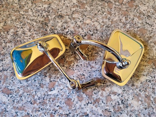 Specchietti manubrio cromati - specchietti,