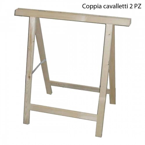 Coppia cavalletti legno - coppia,