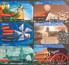 Schede Telefoniche (Serie Cpl) "Giro Capitali dell'EURO" Anno 2001