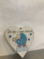 cuore bimbo neonato legno anno culla bambini teby chicco