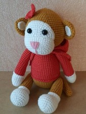 Scimmia all'uncinetto fatta a