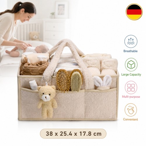 Borsa per pannolini beige - per, con