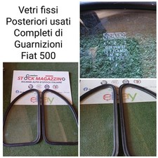 Pair of fixed rear windows +
