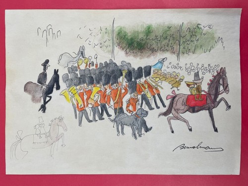 Ludwig bemelmans drawing - drawing, on