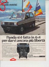 advertising Pubblicità FIAT PANDA 4 X 4 1983-AUTOITALIANE EPOCA FUORISTRADA