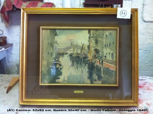 Quadro giulio falzoni chioggia - quadro,