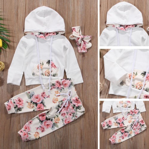 Tuta neonata bambina - , floreale