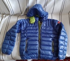 Giubbino bambino COLMAR-colore BLU-taglia 36-giubbino con cappuccio