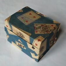 Porta CARTE da GIOCO RAI in Cartone Rigido rivestito all'interno-cm.10,5X8 h7,5