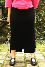 PHILOMENA CHRIST - GONNA IN MAGLIA a strati taglia dalla 44 alla 58 - nera