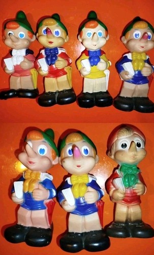 Pupazzi gomma pinocchio - gomma, no