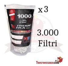 Filtri Classic Lungo – Slim 6mm x 22mm – Bustine – 3000 Filtri Total
