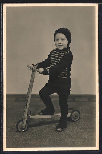 Cartolina fotografica giovane