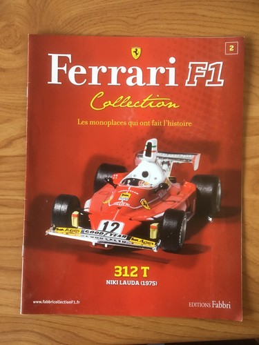 Magazine ferrari 312 t - f1, n°2