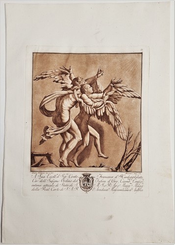 Stampa antica incisione due - stampa,