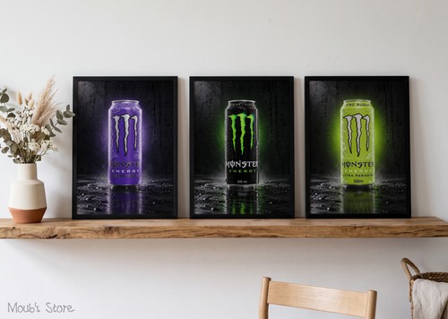 Lot monster energy - lot, affiches