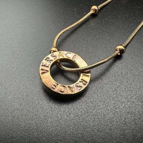 Collana versace oro logo - collana,