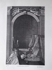 Stupenda acquaforte Giancarlo Barbieri Maira - firmata a mano