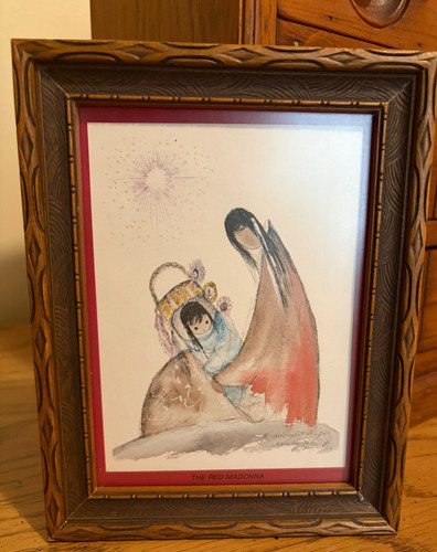 Arte vintage con - cornice, ted