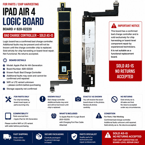 Apple ipad air scheda madre - ipad, 4