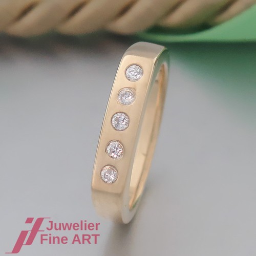 Anello moderno con - anello,
