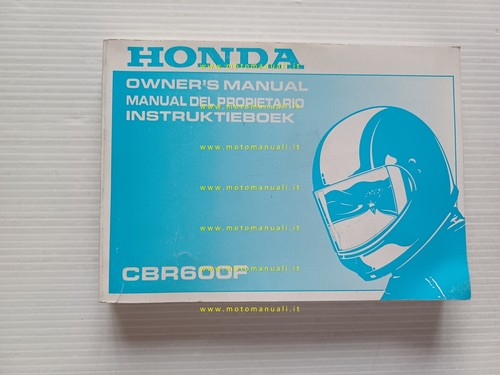 Honda cbr 600 1992 manuale - cbr,