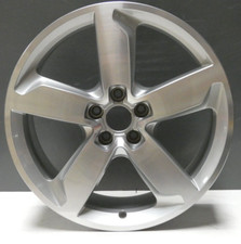 Audi Q5 8R 19 " Lega Cerchione Argento Taglio Diamante OEM 8R0601025BA Vera X1