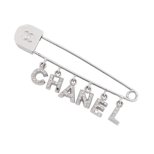 Spilla chanel logo strass - chanel,