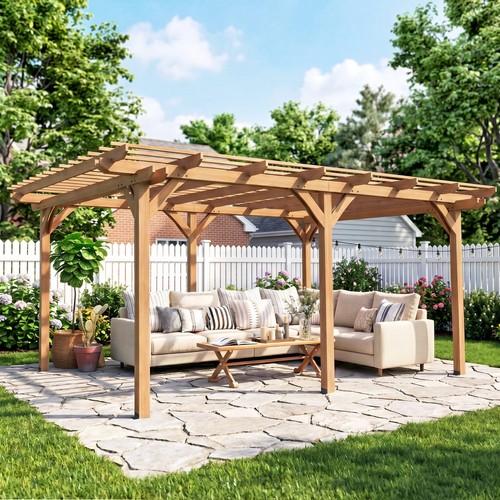 Wooden pergola - 12', x