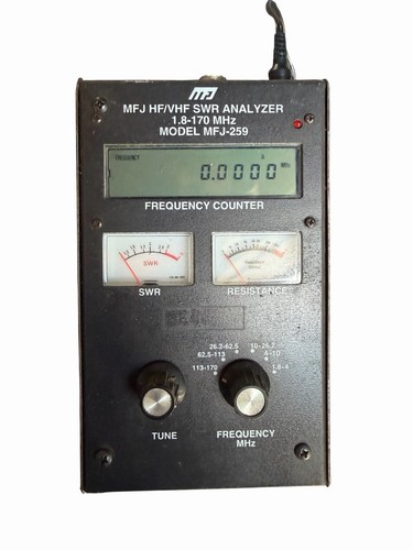 Mfj 259 mhz vhf swr - 1,8, hf/vhf