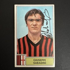 Autografo giuseppe sabadini - autografo,