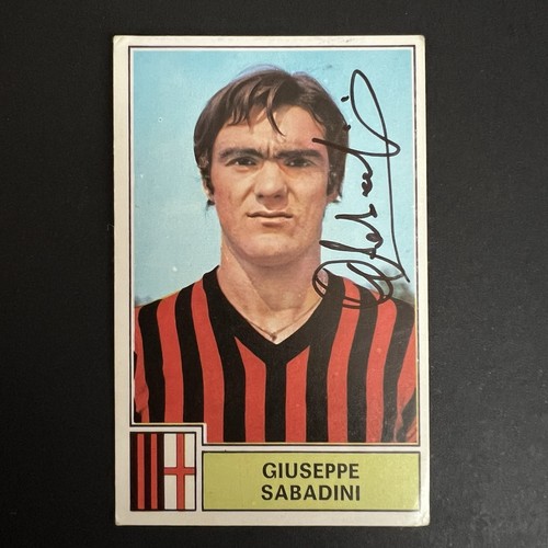 Autografo giuseppe sabadini - autografo,