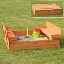 Sabbiera legno per bambini - legno,