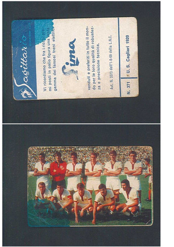 Figurina fotocalcio sagittario - figurina,