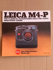 Leica M4-P, Brochure prodotto