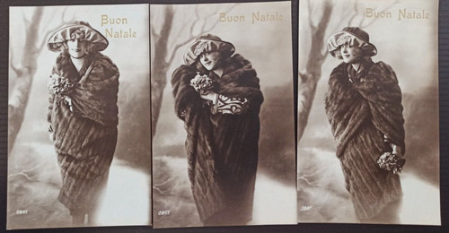 Foto cartoline dama vintage - foto,