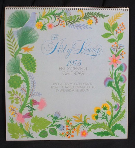 Calendario parete vintage - calendario,