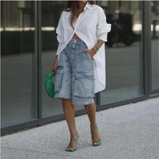 Bermuda Zara denim donna