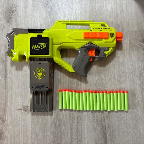 Pistola nerf strike rayven - pistola,